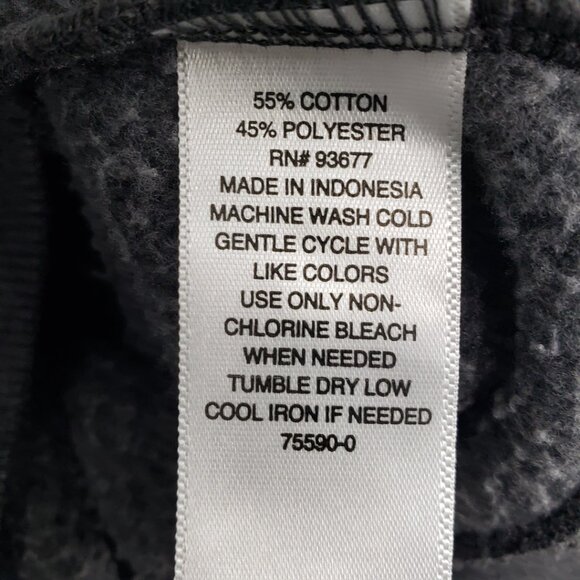 3/$25 a.n.a. Padded Shoulder Sweatshirt Top S Long Sleeve Charcoal Gray - Picture 11 of 11